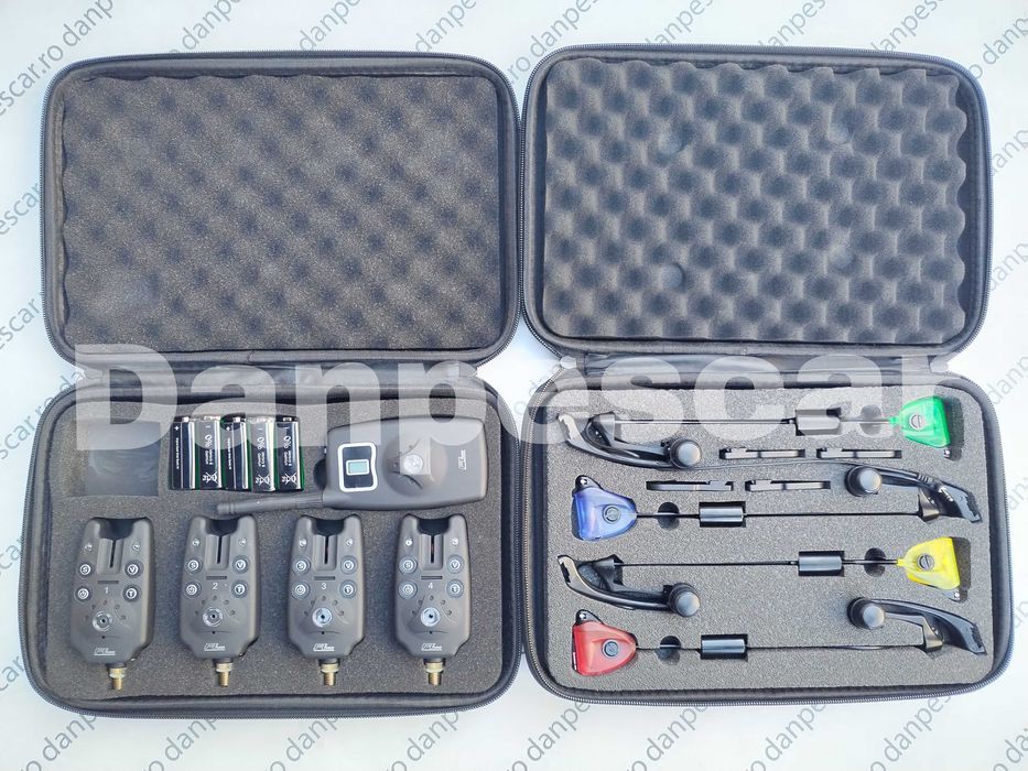 Set 4 Avertizori cu Statie FL JY-19+4 Swinger led MKM3 LUMINO = penare