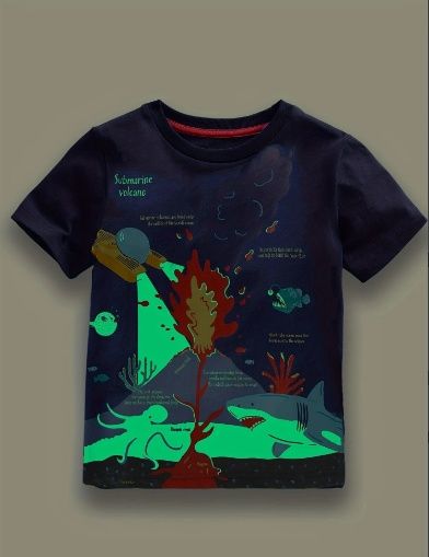 Светеща тениска 5-6 години