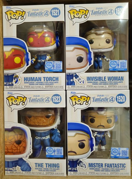 Funko Pop фигурки Fantastic Four: First Steps
