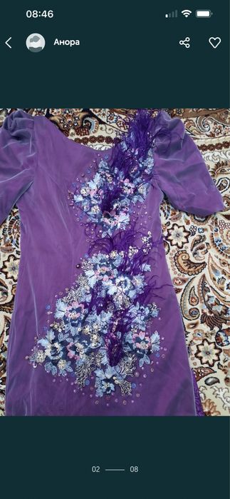 вичерное платя мать и дочь ручной работа от ателир Шахзода