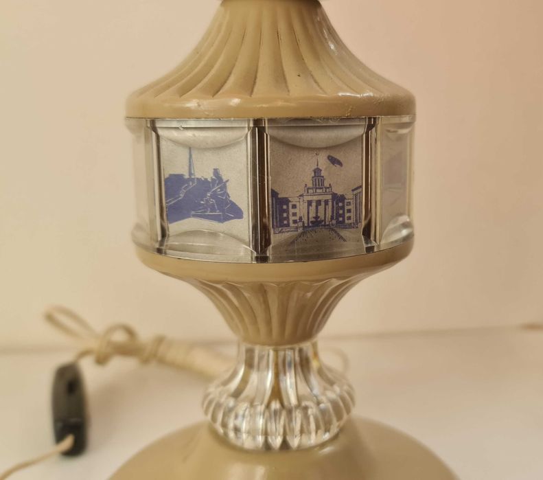 Ретро настолна лампа Градски Забележителности СССР