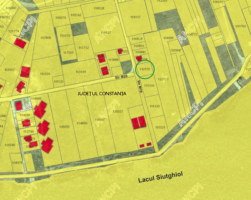 Teren 600 mp in Mamaia Sat, Str M20, langa lacul Siutghiol