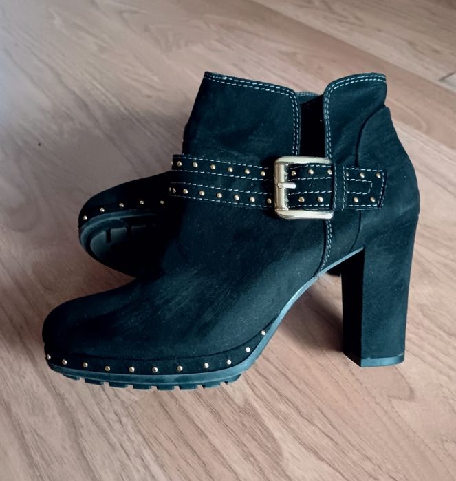 Замшевые Ботильоны