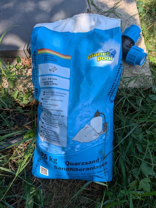 Piscina supraterana + scara + underlay + pompa + nisip filtrare +kit substante + minciog