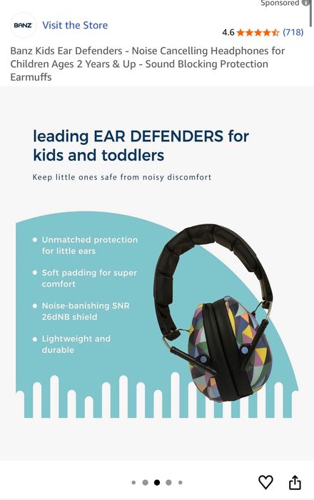 Шумоизолиращи слушалки за деца