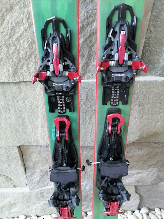 Schiuri ski tura Elan Ripstick 88+legaturi Kingpin 10 Demo Test!177 cm