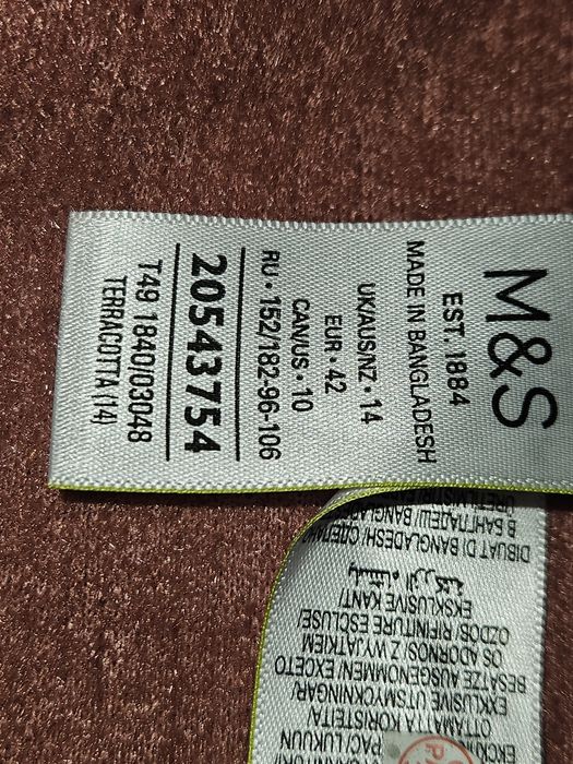 Vand paltinas călduros M&S Xl roz prafuit
