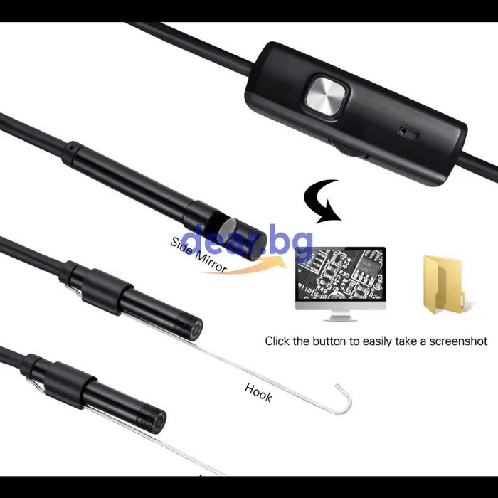 Камера ендоскоп за телефон 5м.