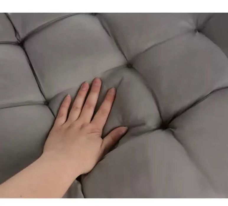 Голяма възглавница за стол, пейка, шезлонг, палет с ленти за фиксиране