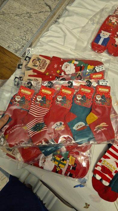 Жаңа жылдық носки