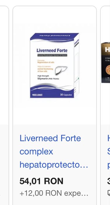 Supliment alimentar Liverneed Forte