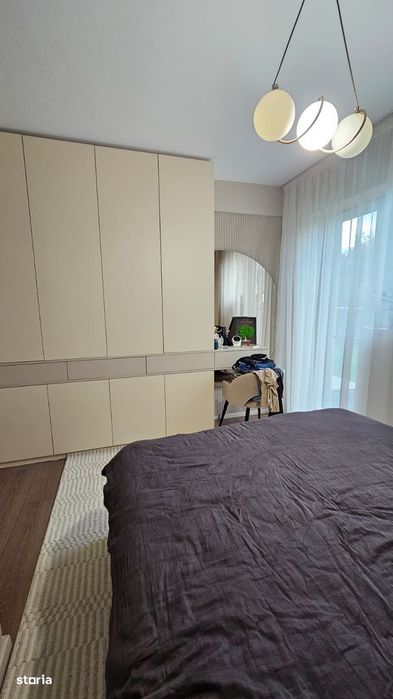 Apartament 3 camere - gradina 128mp - loc de parcare/mobilat+utilat