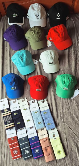 Екипировка Adidas, Lacoste, Nike, Head, Yonex, Roland Garros и други