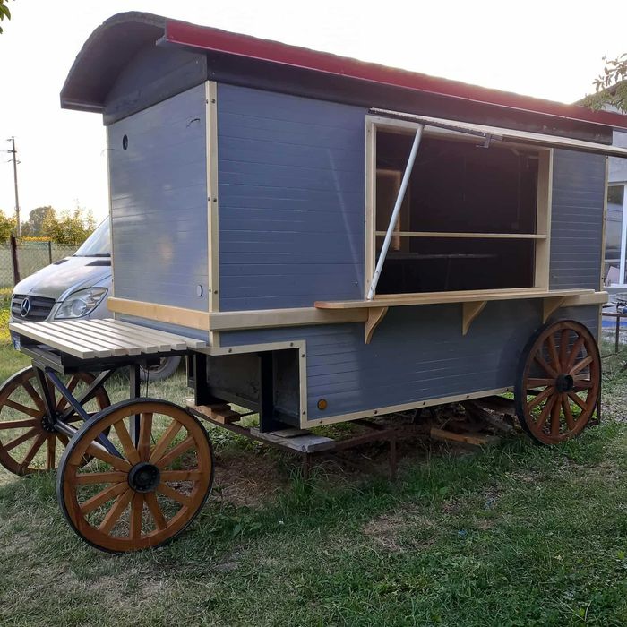 Vand car vienez - Caruta fast-food, Rulotă comercială, Rulotă street food, Food Truck, Chiosc