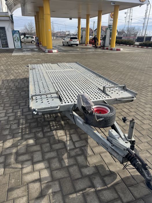 Ocazie !!!! Platforma / trailer auto  asustriac pongratz , basculabila impecabila