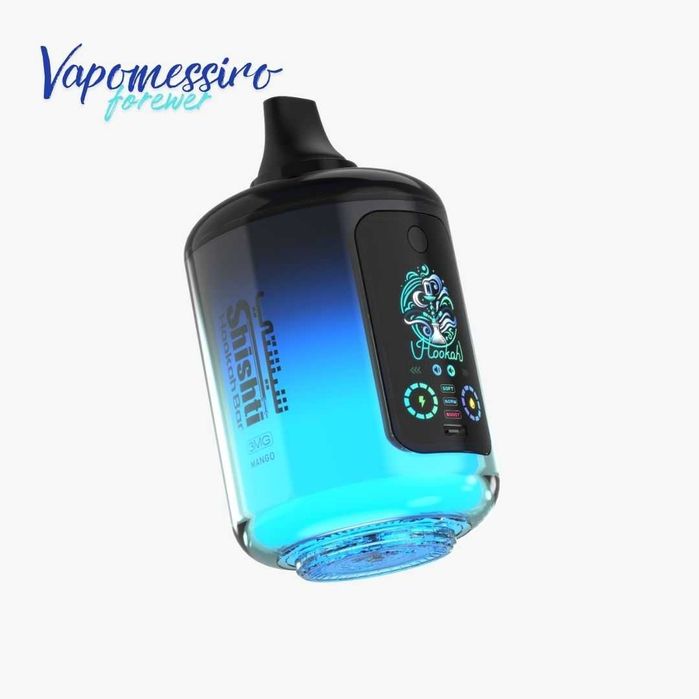 Vape Narhilea Electronica cu Reutilizare dupa golire !125.000 puffuri RGB ,audio ,airflow
