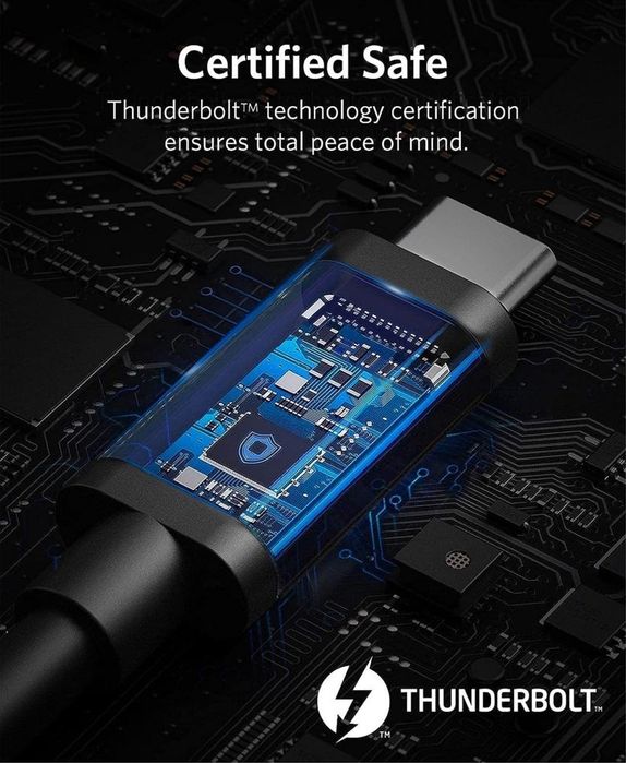 Кабель/Провод Anker Thunderbolt 4 USB-C to USB С 40Gbps Data Transfer