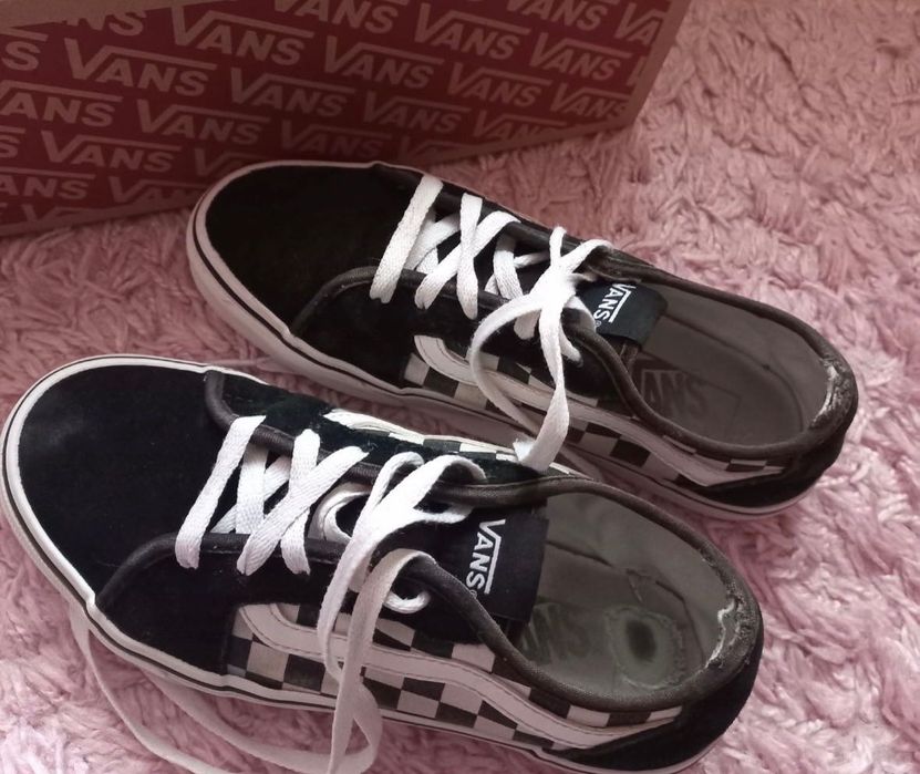 Обувки Vans, 37, черно-бели
