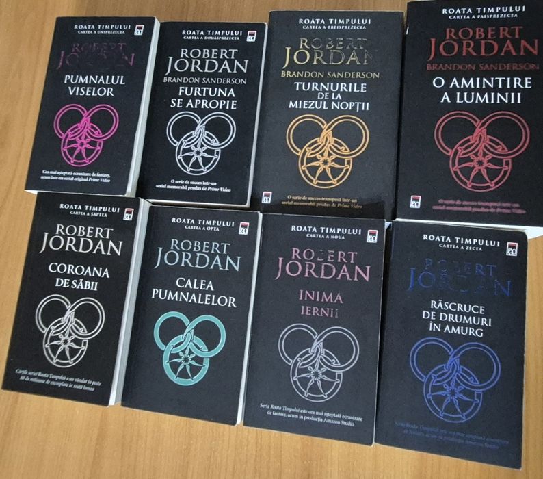 Vand vol. 7-14 din seria fantasy Roata Timpului