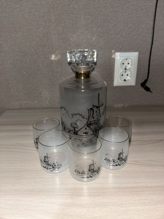 Графин и 5 бокалов