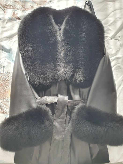 Палто от естествена кожа