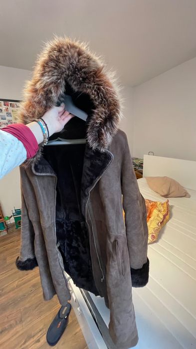 Кожено палто като ново