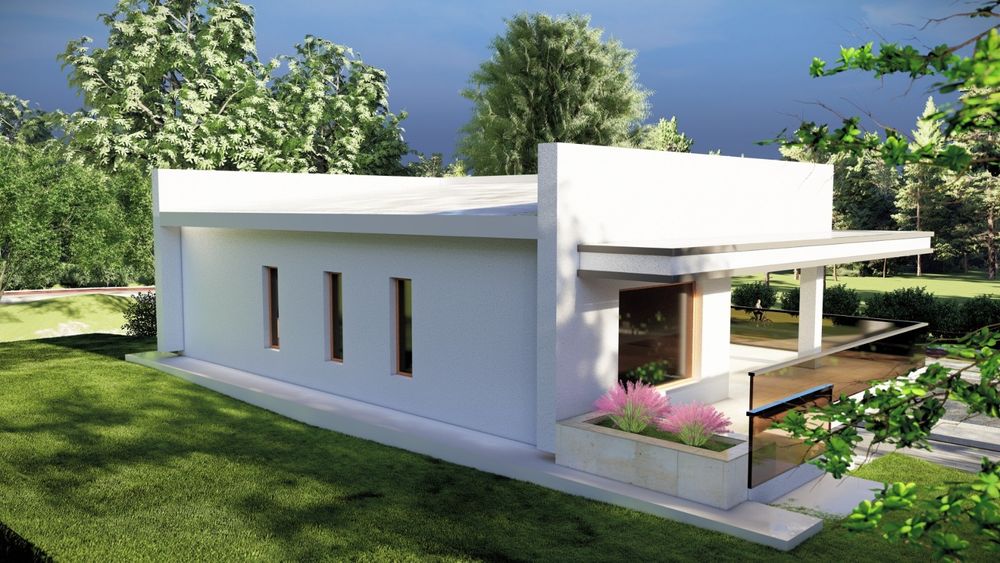 Casă la Moara, în construcție, proiect deosebit