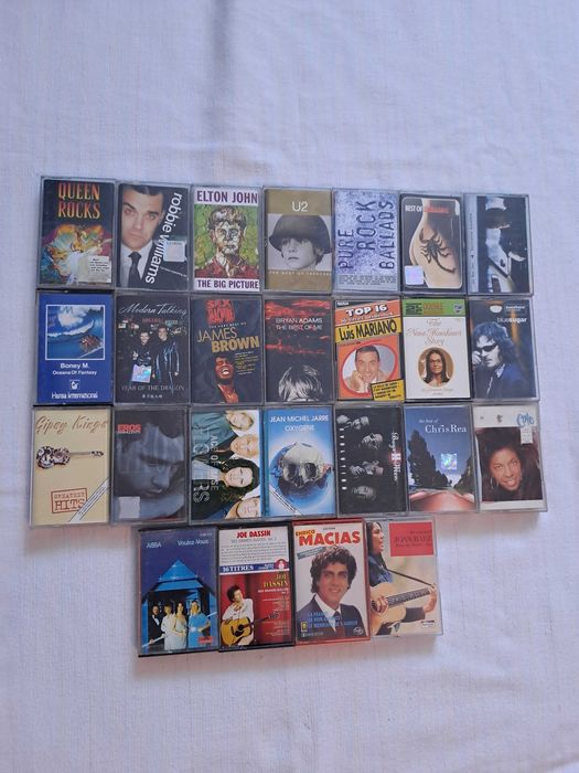 casete audio elton john u2 queen