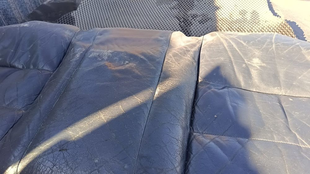 Кожанные седения с подогревом е34