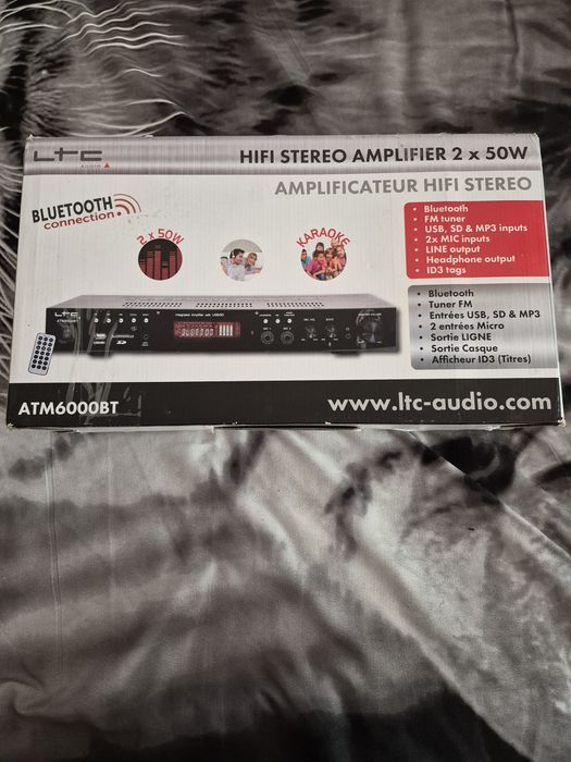 Vand stație HiFi stereo Amplifie 2× 50 w