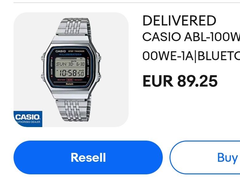 Casio ABL-100WE-1AEF nou cu garantie