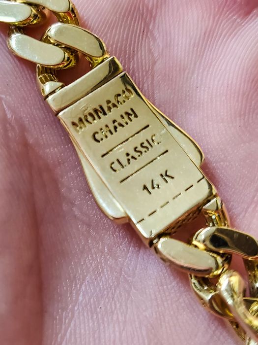 Lanț MONACO CHAIN Classic din aur 14K – lungime 50 cm, gramaj 35,17 gr