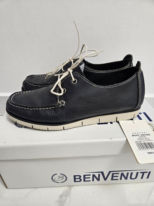 Pantofi casual vară piele naturală Bigotti mocasini