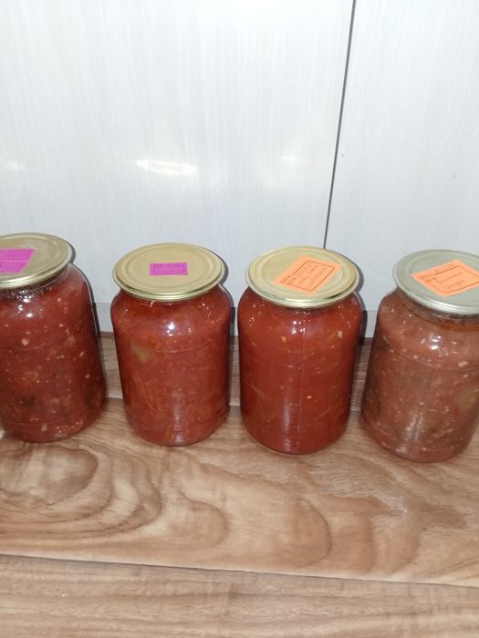 Салаты на зиму. Огонёк.