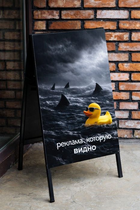 Рекламные штендеры, металлические, деревянные, стритлайны, стенд