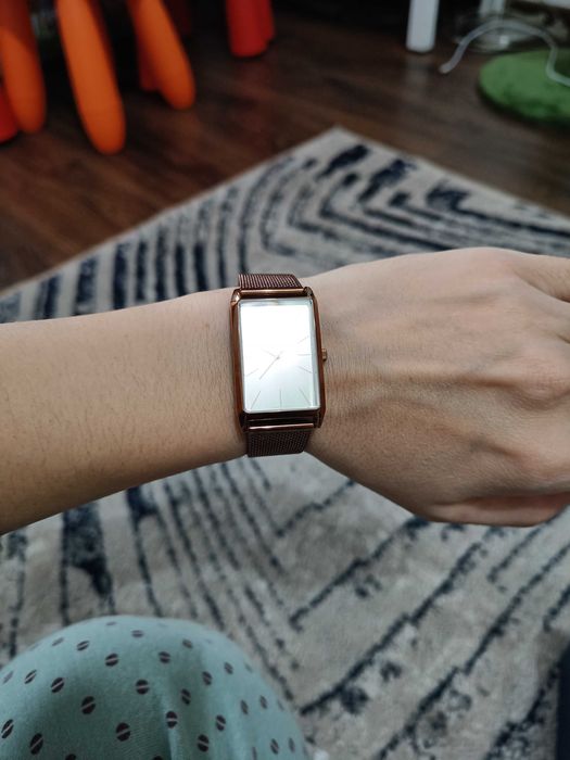 Casio Collection Stainless Steel Ceas cu Rose Gold Brățară Metalică