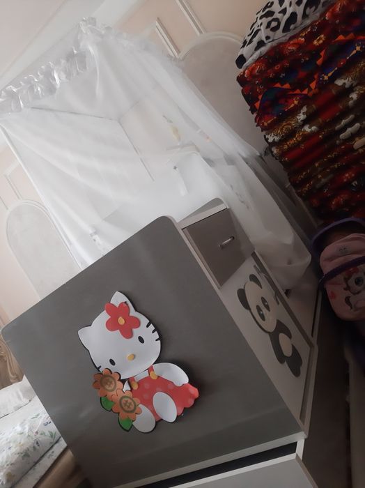 Detkiy krovatka sotiladi lyulkali