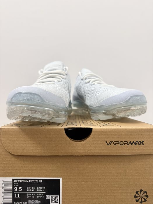Nike Air Vapormax 2023 Flyknit Triple White - 43