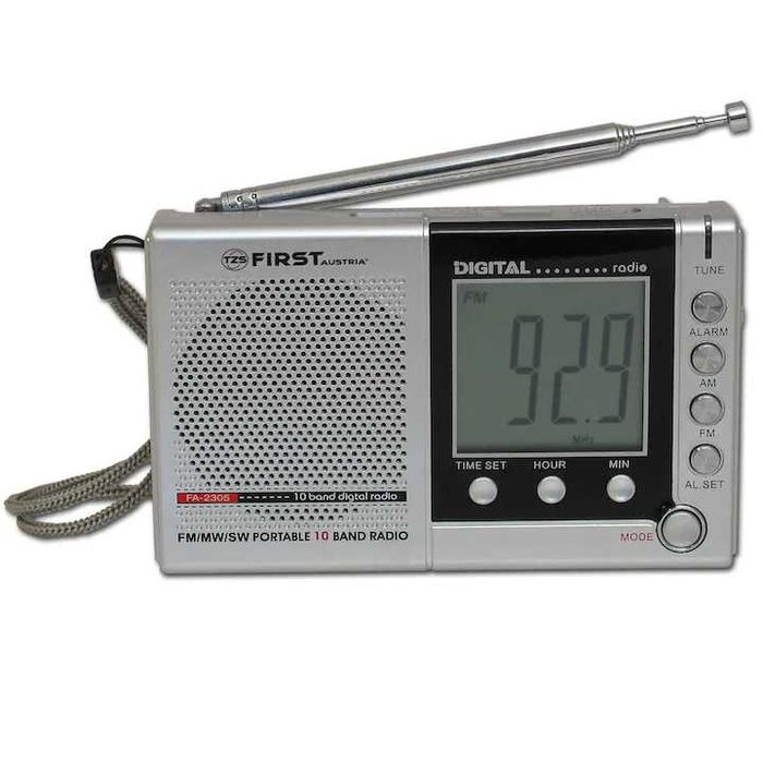 Преносимо радио First Austria FA-2305. Пълен комплект!