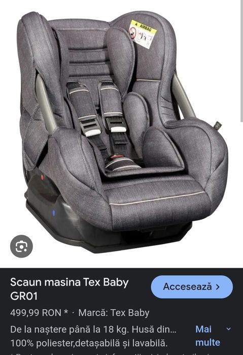 Scaun auto max 18kg