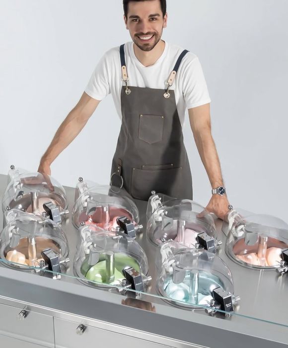 Vanzare Miles Gelato Galaxy Pro V6 cu 6 cuve, mașina de înghețată