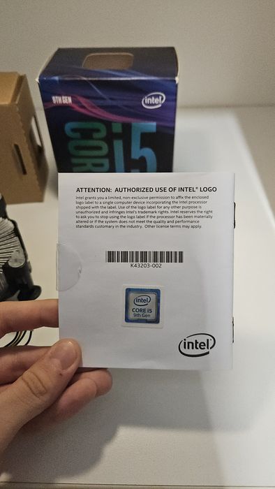 Процесор Intel Core i5-9400f