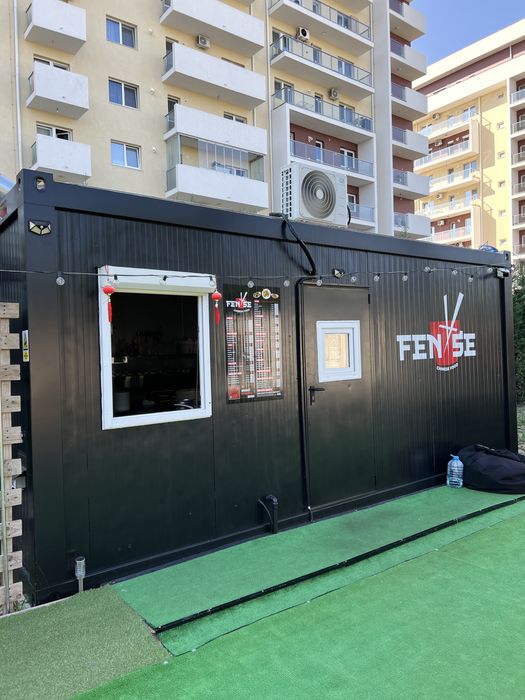 Container Fast Food/ 4000€ doar cu hota+ motor si aerul conditionat.