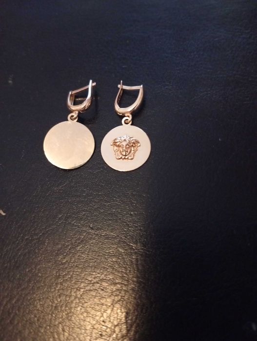 Gianni Versace Medusa cercei din Aur 14 K / 585 greutate 3.82g - Italy