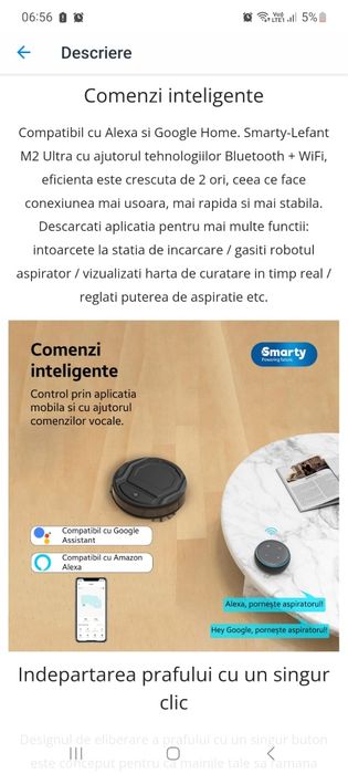 Robot  de aspirator la 500 lei Timișoara