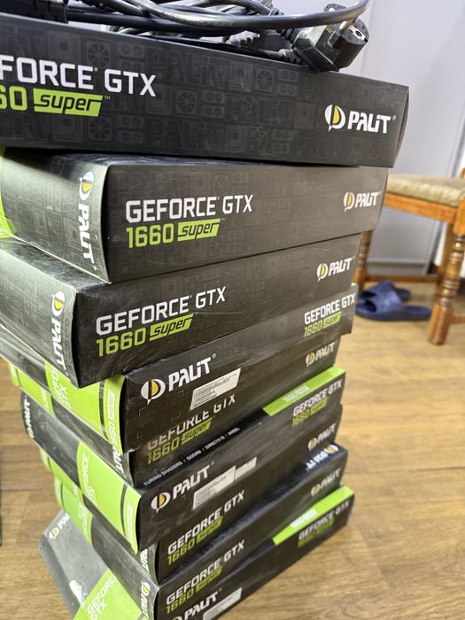 GTX1660super б/у 10шт.