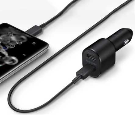 Incarcator Auto  Samsung Super Fast Charge +Cablu Super Fast 60W