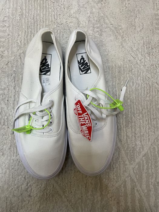 Обувь vans белые