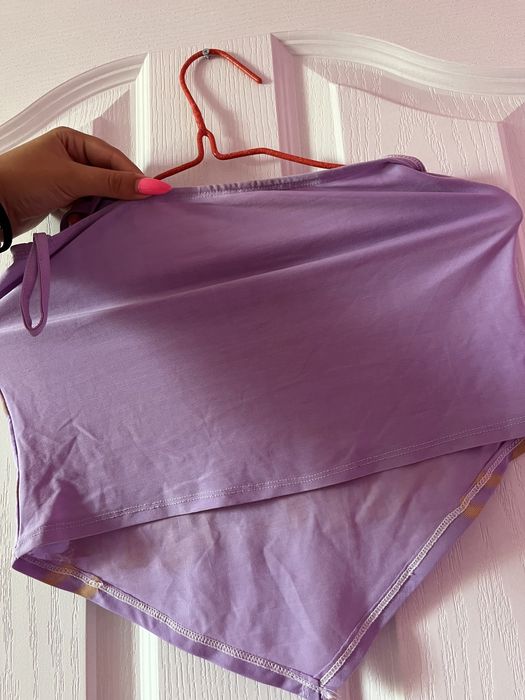 Къс топ без презрамки