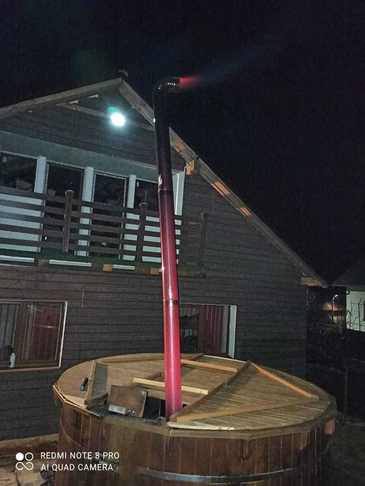 Cel mai mare Ciubăr izolat cu fibra si soba inclusa